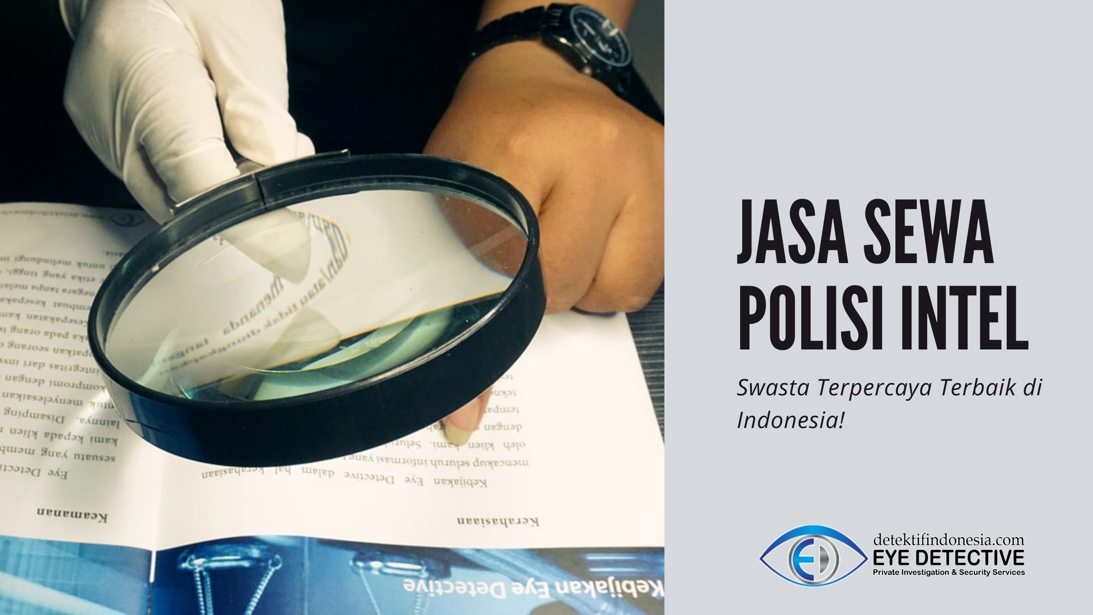 jasa sewa polisi intel swasta