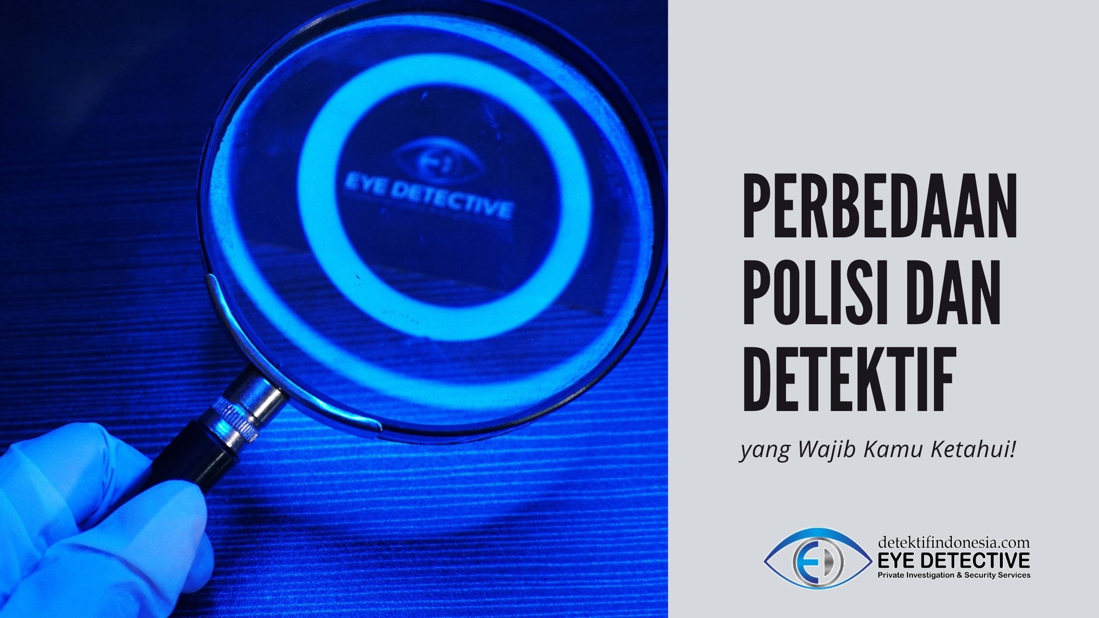 perbedaan polisi dan detektif