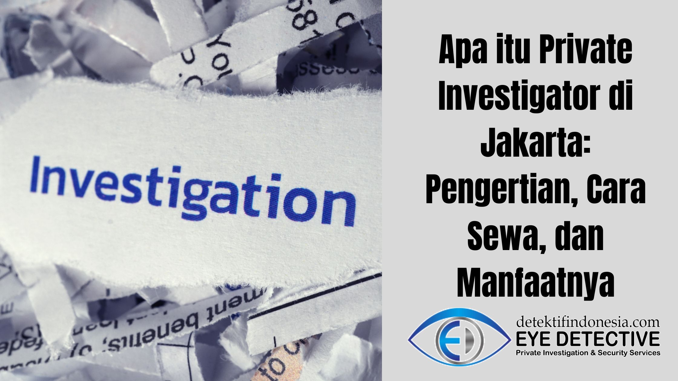private investigator di jakarta